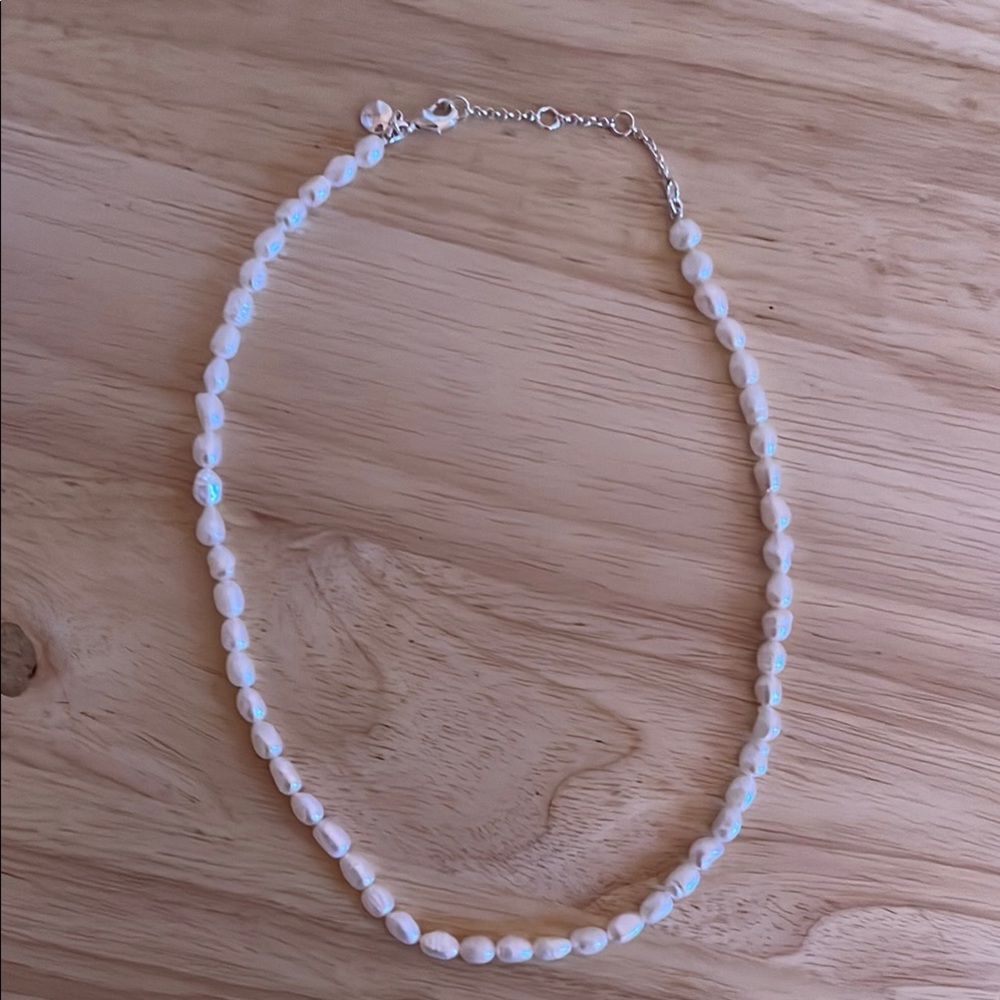 J.crew adjustable freshwater pearl necklace